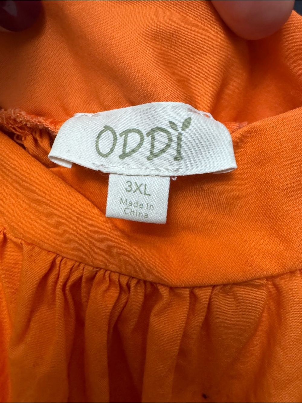 Orange Lemon Embroidered Ruffle Sundress - Picture 3 of 5